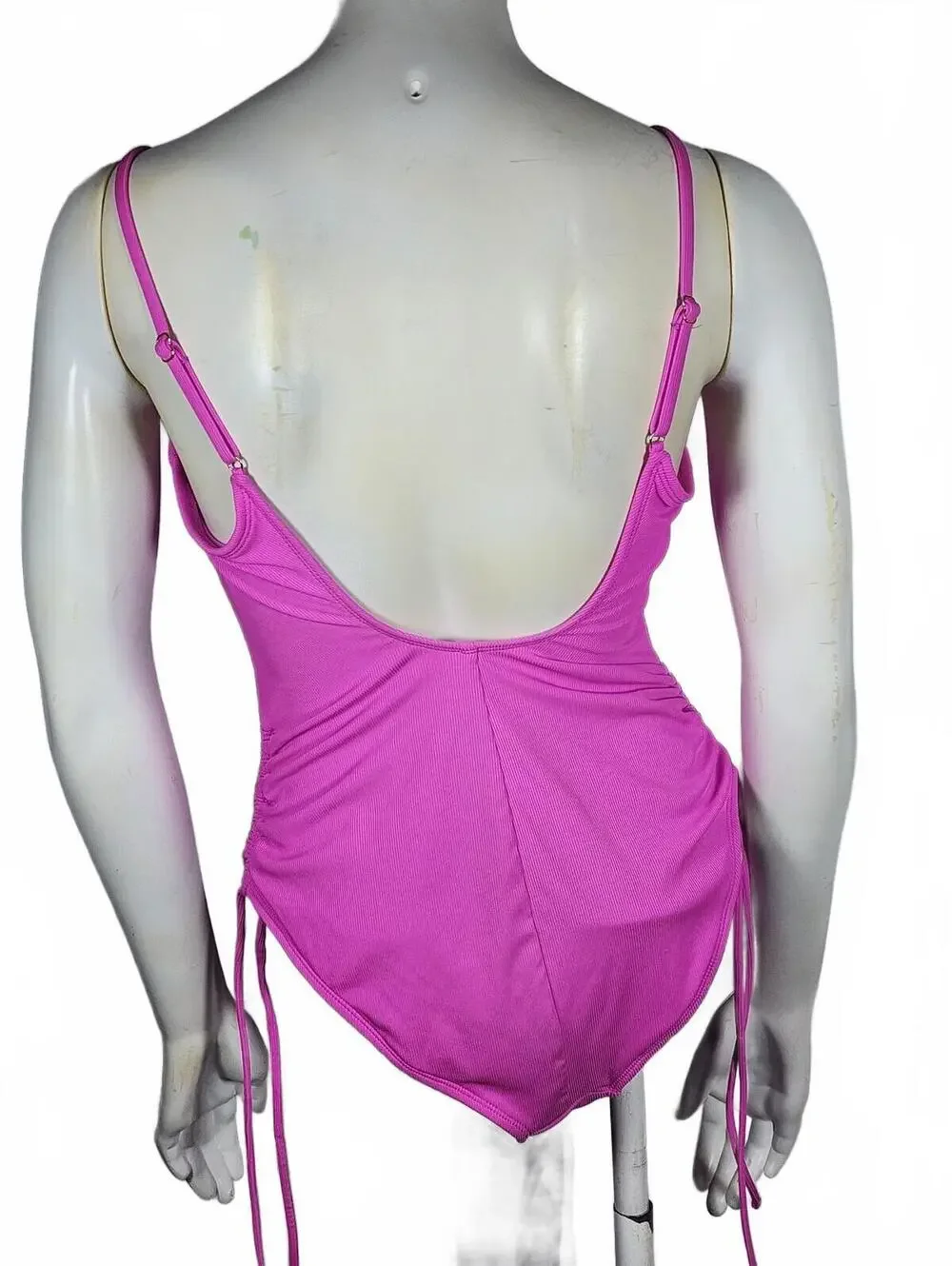Shade & Shore Women's Pink One Piece Swimsuit Size S (4-6)